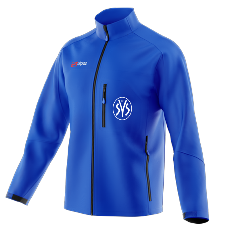 Softshell Blau